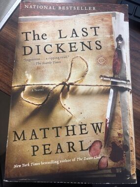 The Last Dickens by Matthew Pearl - Paperback Novel in Beige & Brown